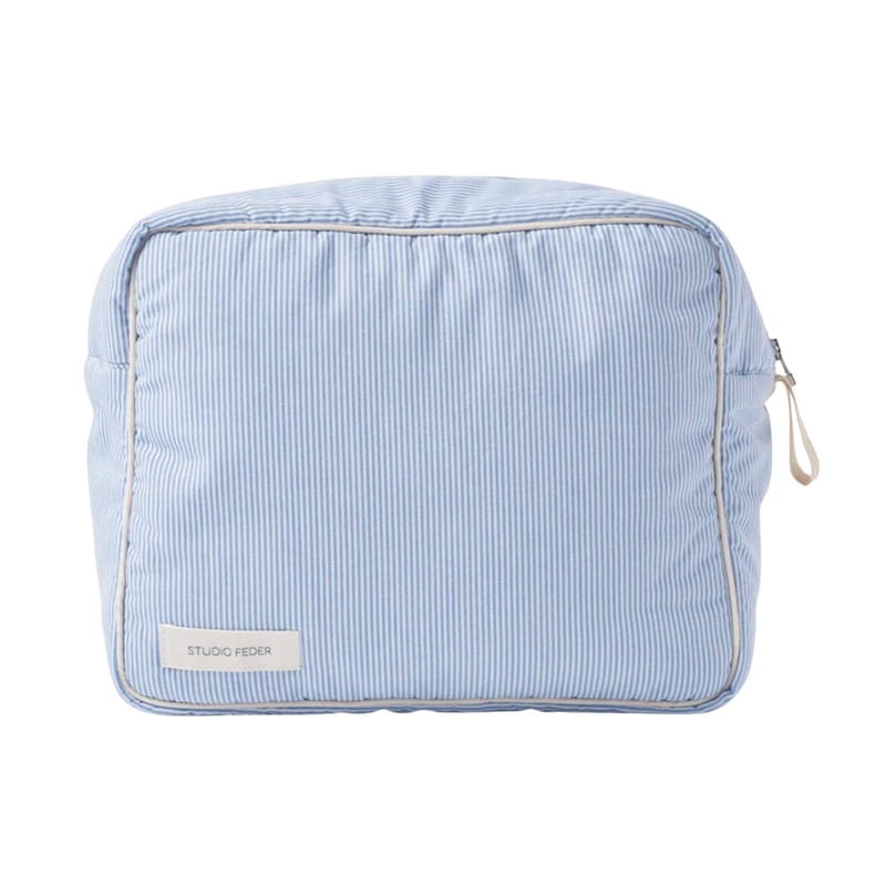 Studie Feder Ofelia Toiletry Bag - Cotton Milk Stripe