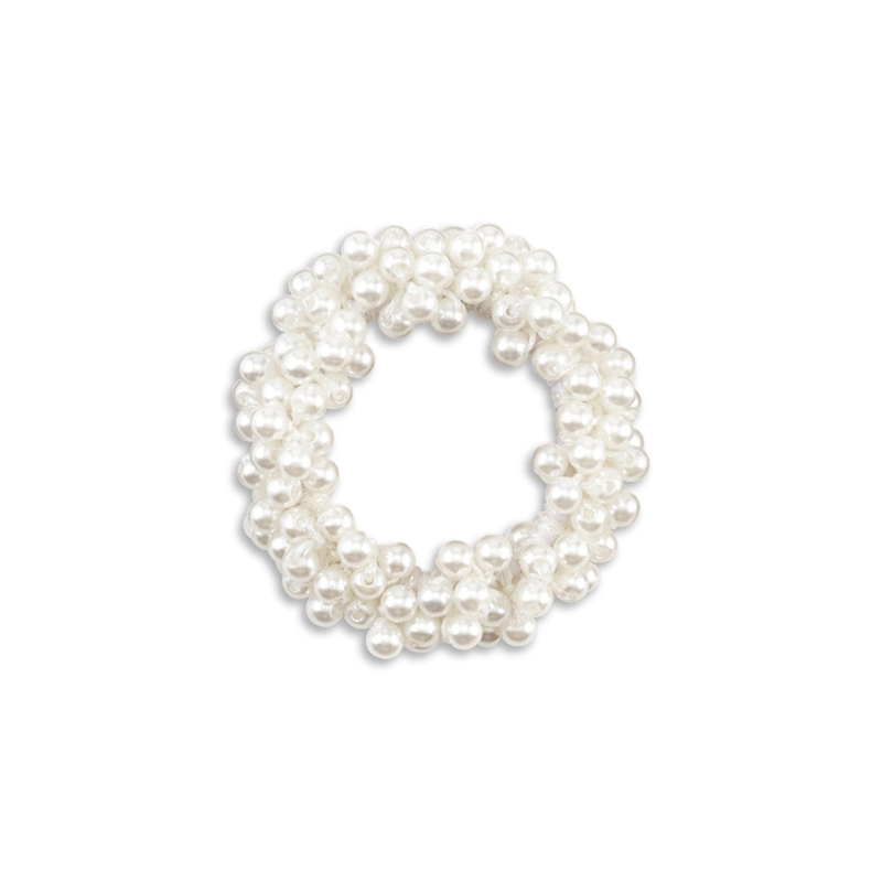 Sui Ava Classic Pearl Elastic - White 