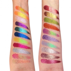 Rude - United Shades of Glitter - 21 Pressed Glitter Palette	 hos parfumerihamoghende.dk