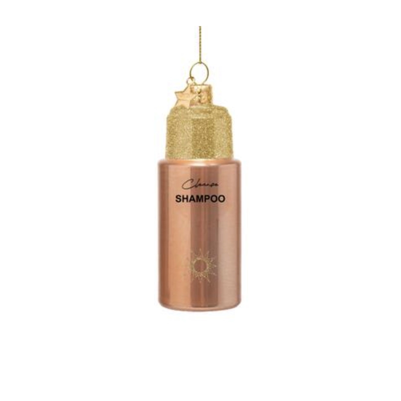 Vondels Ornament Lyserød Shampooflaske H9cm