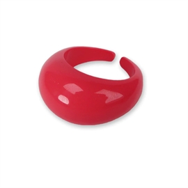 Sistie Caroline Chunky Ring Pink Solid str. 52 hos parfumerihamoghende.dk 