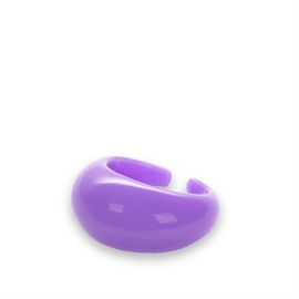 Sistie Caroline Chunky Ring Purple Solid str. 55 parfumerihamoghende.dk