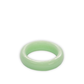 Sistie Jess Chunky Ring Light Green Solid str. 52 parfumerihamoghende.dk