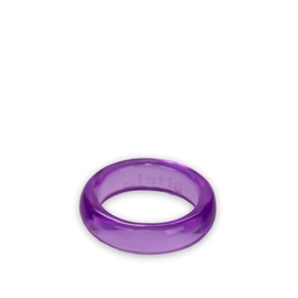 Sistie Jess Chunky Ring Purple Trans str. 55 hos parfumerihamoghende.dk